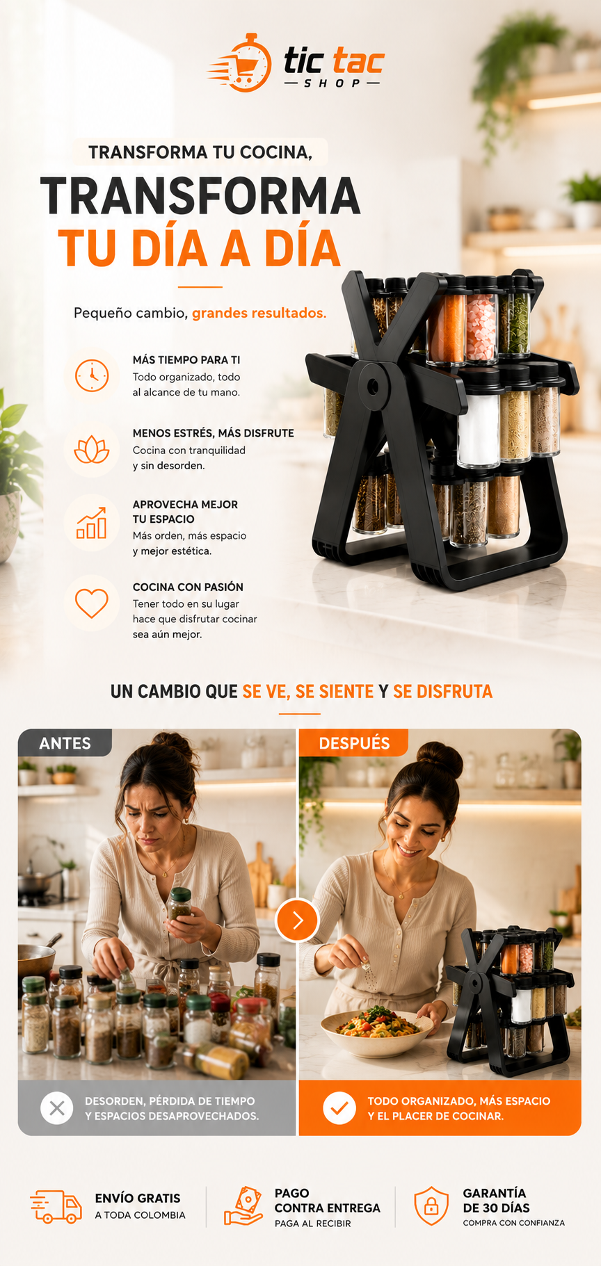 Organizador. Especies al Instante