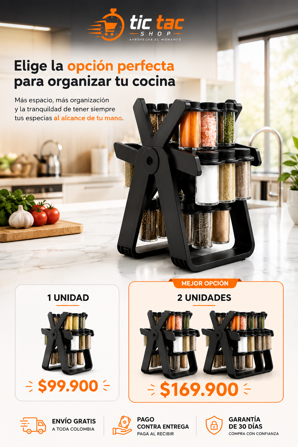 Organizador. Especies al Instante