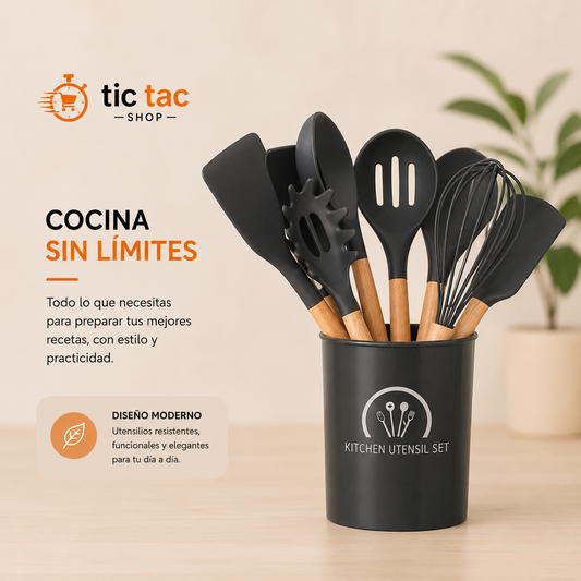 UTENSILIOS DE COCINA X12PCS V-89